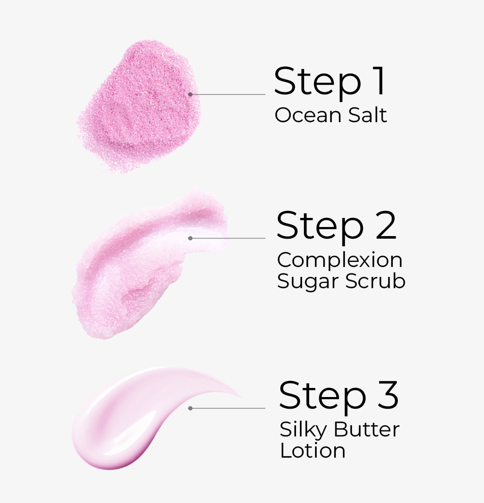 3 Steps Kit - Rose Petals Scent