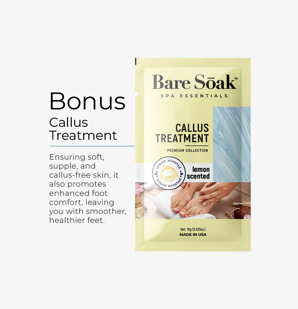 Bare Soak 5 Steps Kit – Honey & Milk Scent packaging.