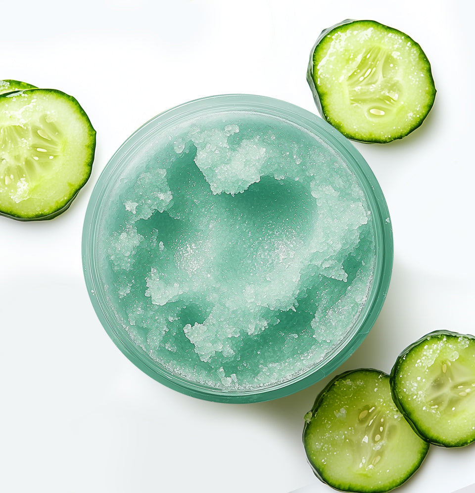 Body Sugar Scrub – Cucumber Scent (16oz)