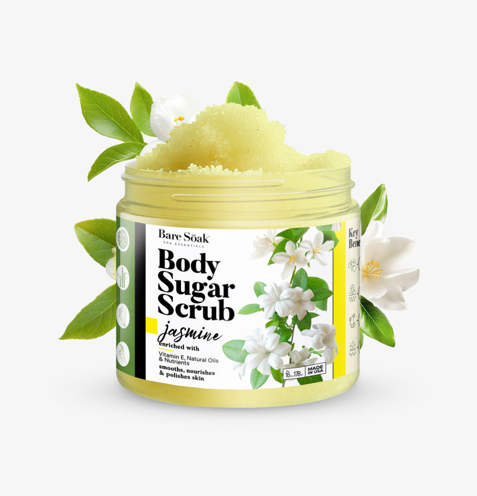 Body Sugar Scrub – Jasmine Scent (16oz)