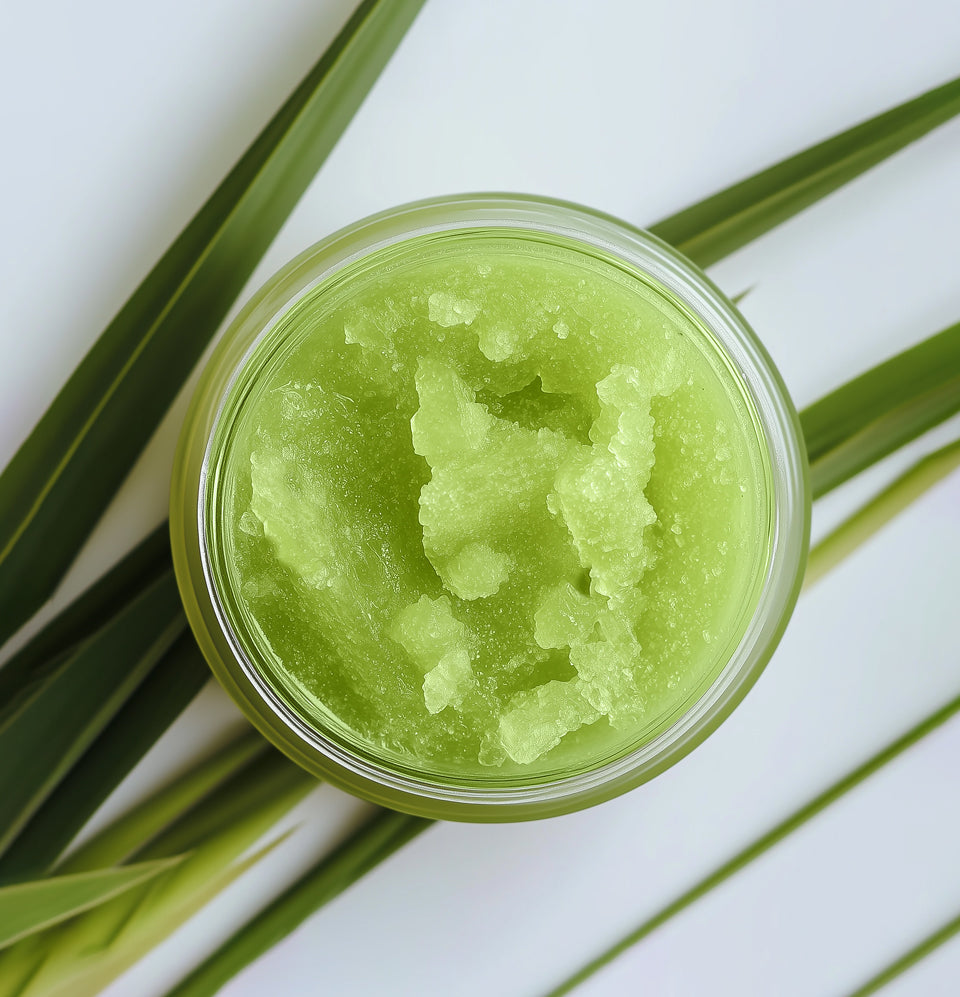 Body Sugar Scrub – Lemongrass Scent (16oz)