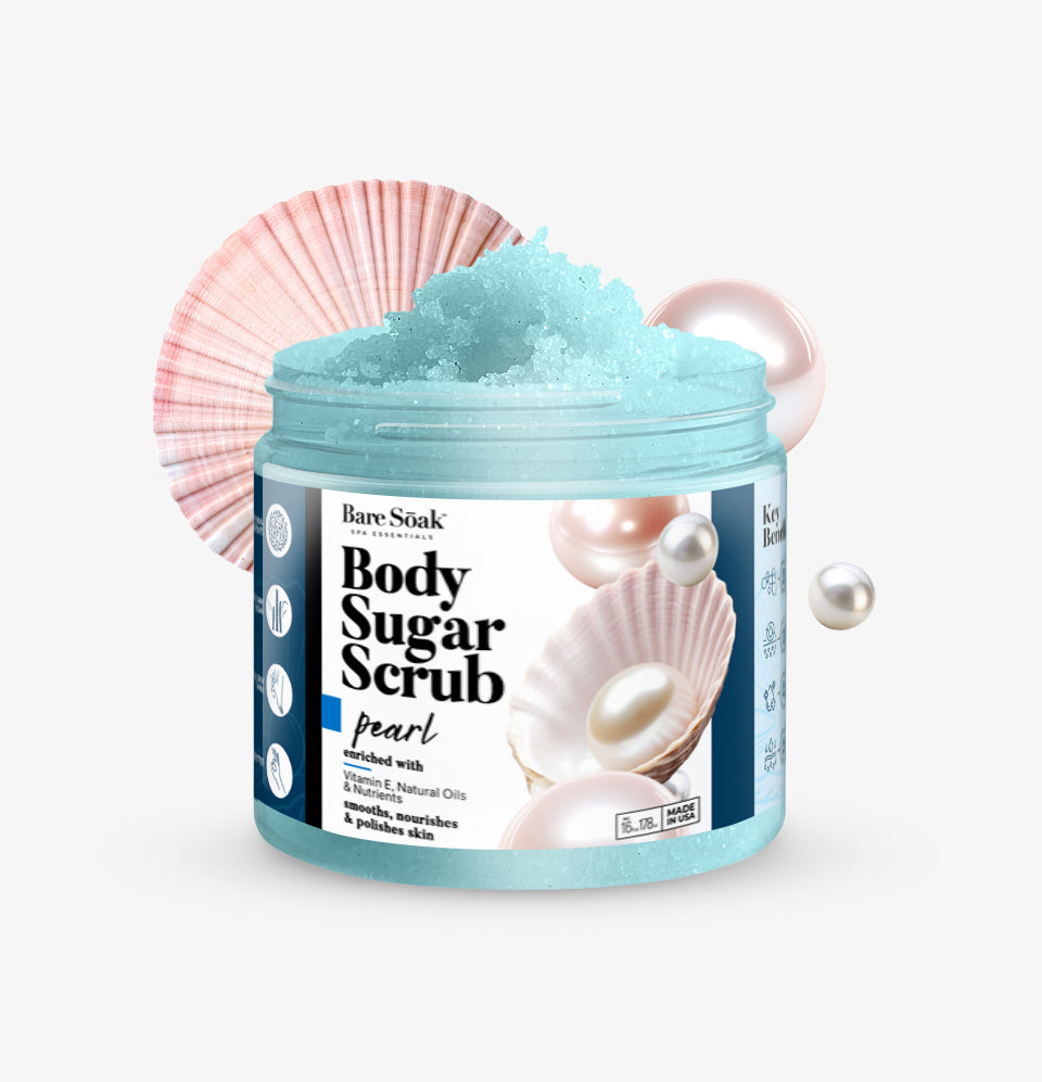 Body Sugar Scrub – Pearl Scent (16oz)
