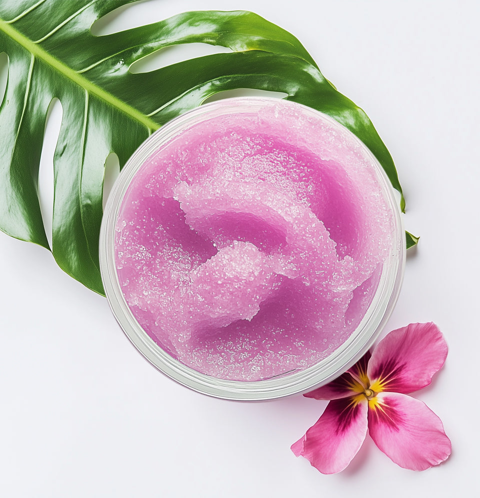 Body Sugar Scrub – Tropical Breeze Scent (16oz)