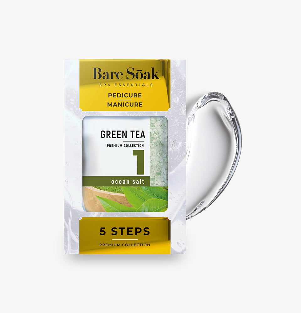 Bare Soak 5 Steps Kit – Green Tea Scent packaging.