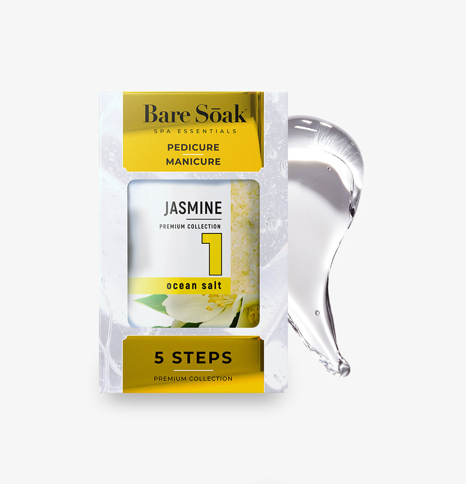 Bare Soak 5 Steps Kit – Jasmine Scent packaging.