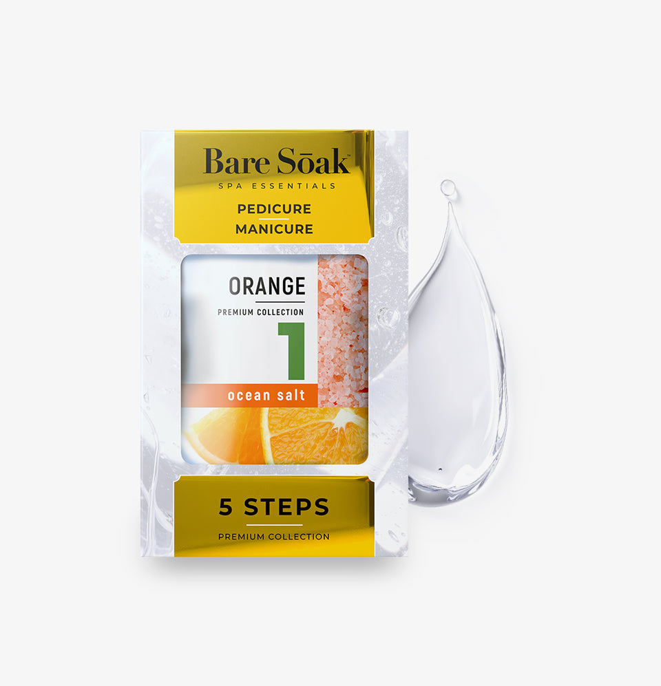Bare Soak 5 Steps Kit – Orange Scent packaging.
