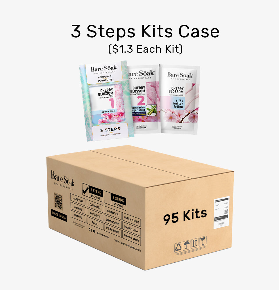 3 Steps Kit – Cherry Blossom Scent | (Case Pack of 95 Kits)
