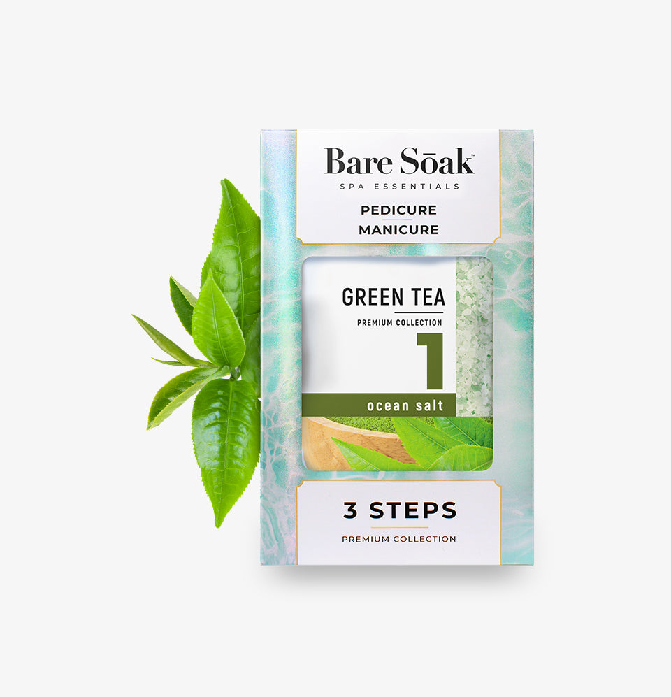 Bare Soak 3 Steps Kit – Green Tea Scent packaging.