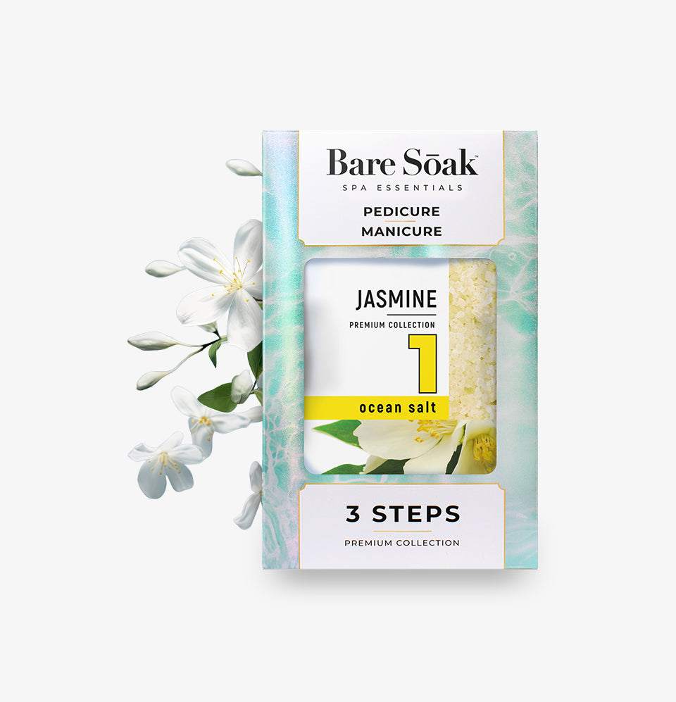 Bare Soak 3 Steps Kit – Jasmine Scent packaging.