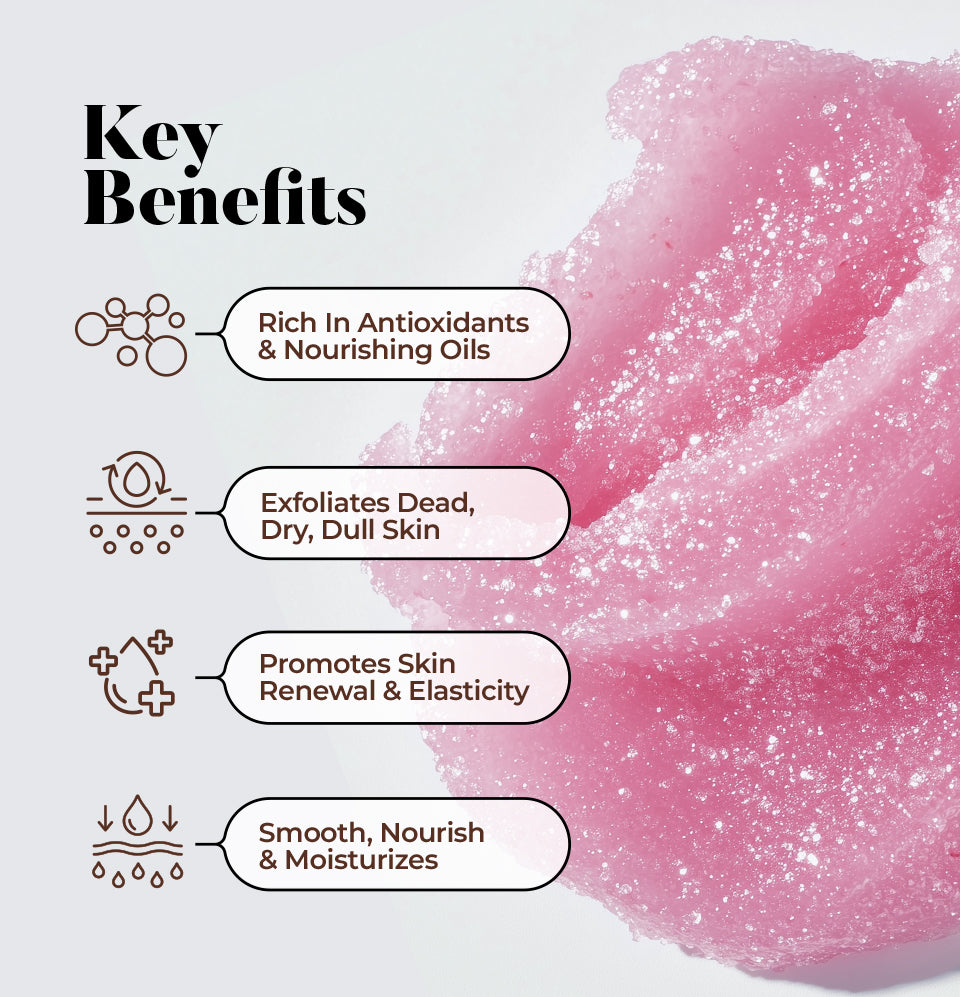 Body Sugar Scrub – Cherry Blossom Scent (16oz)