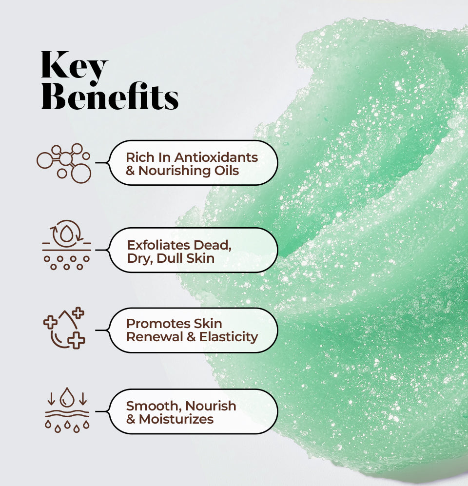 Body Sugar Scrub – Cucumber Scent (16oz)