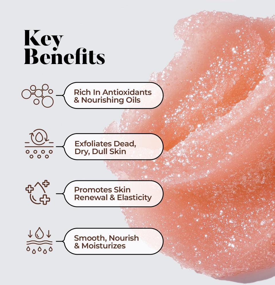 Body Sugar Scrub – Mango Lush Scent (16oz)