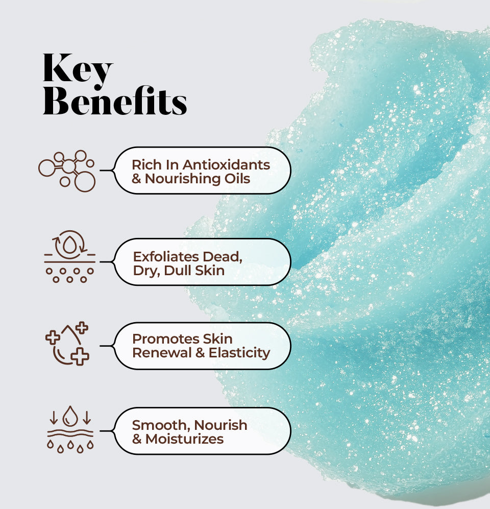 Body Sugar Scrub – Pearl Scent (16oz)