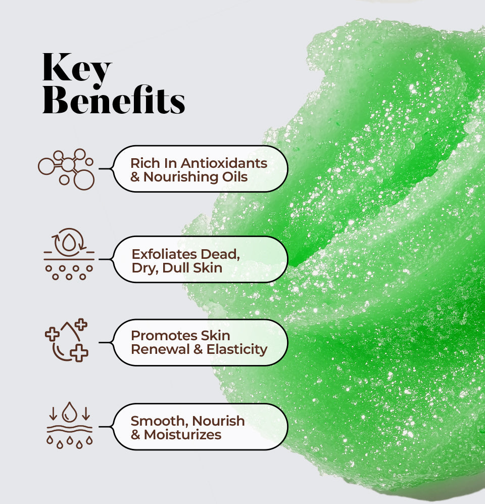 Body Sugar Scrub – Peppermint Scent (16oz)