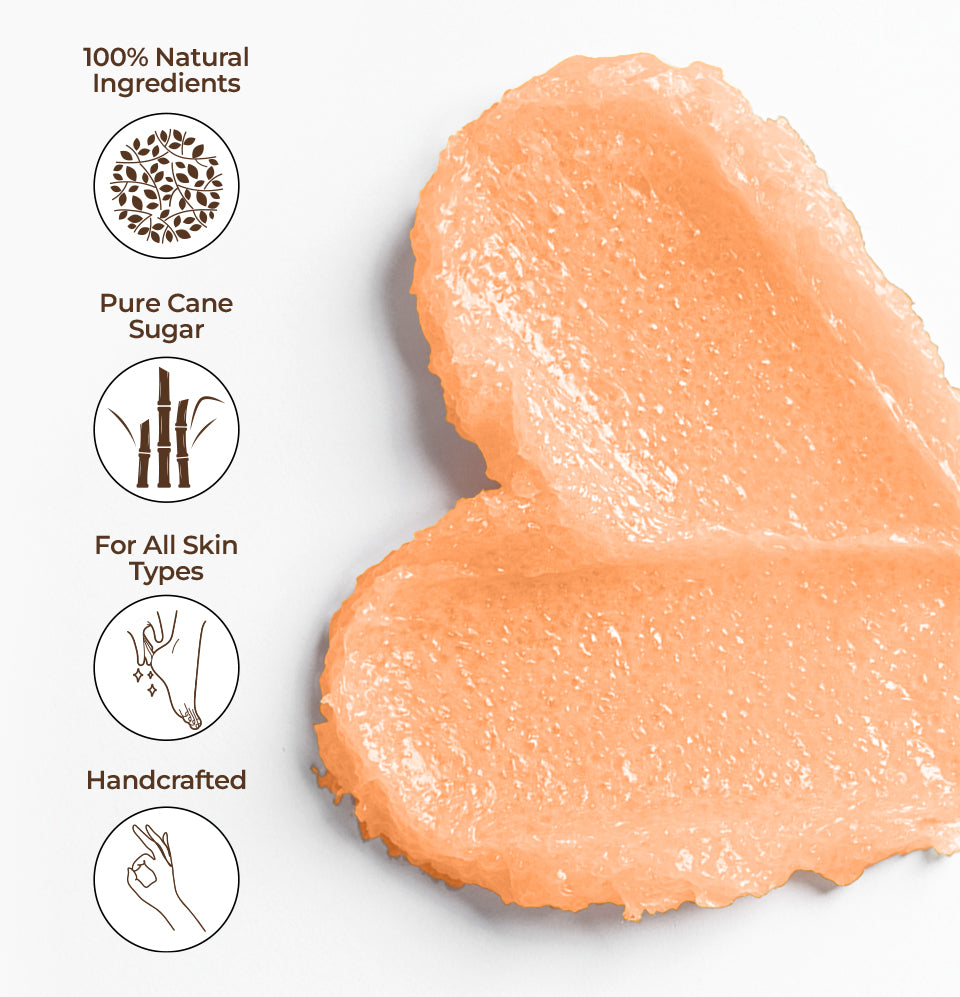 Body Sugar Scrub – Mango Lush Scent (16oz)