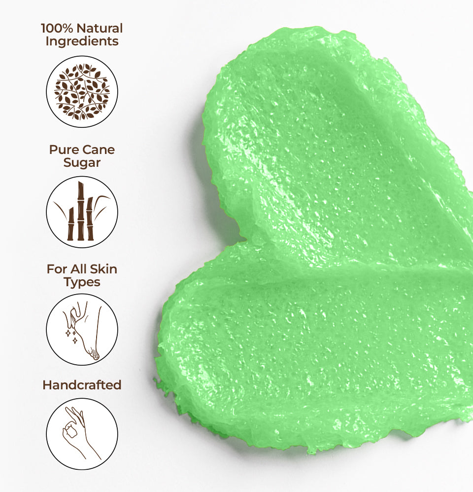 Body Sugar Scrub – Peppermint Scent (16oz)