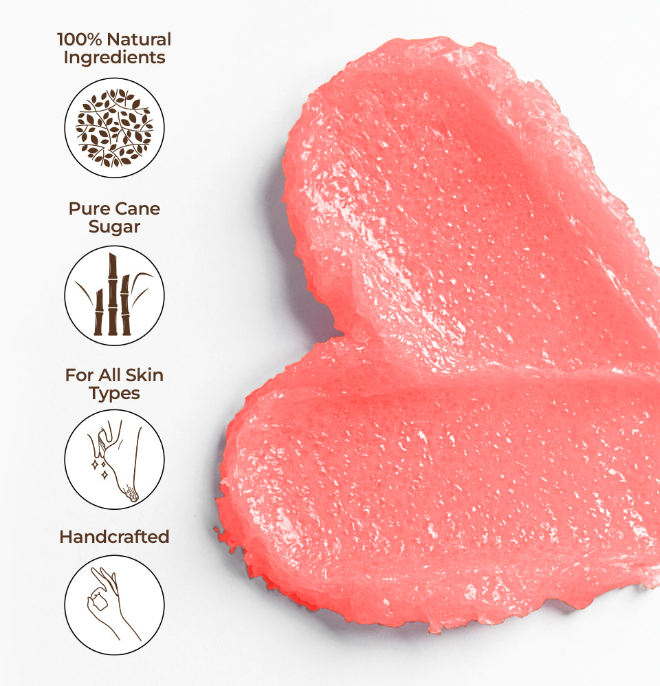 Body Sugar Scrub – Rose Petal Scent (16oz)