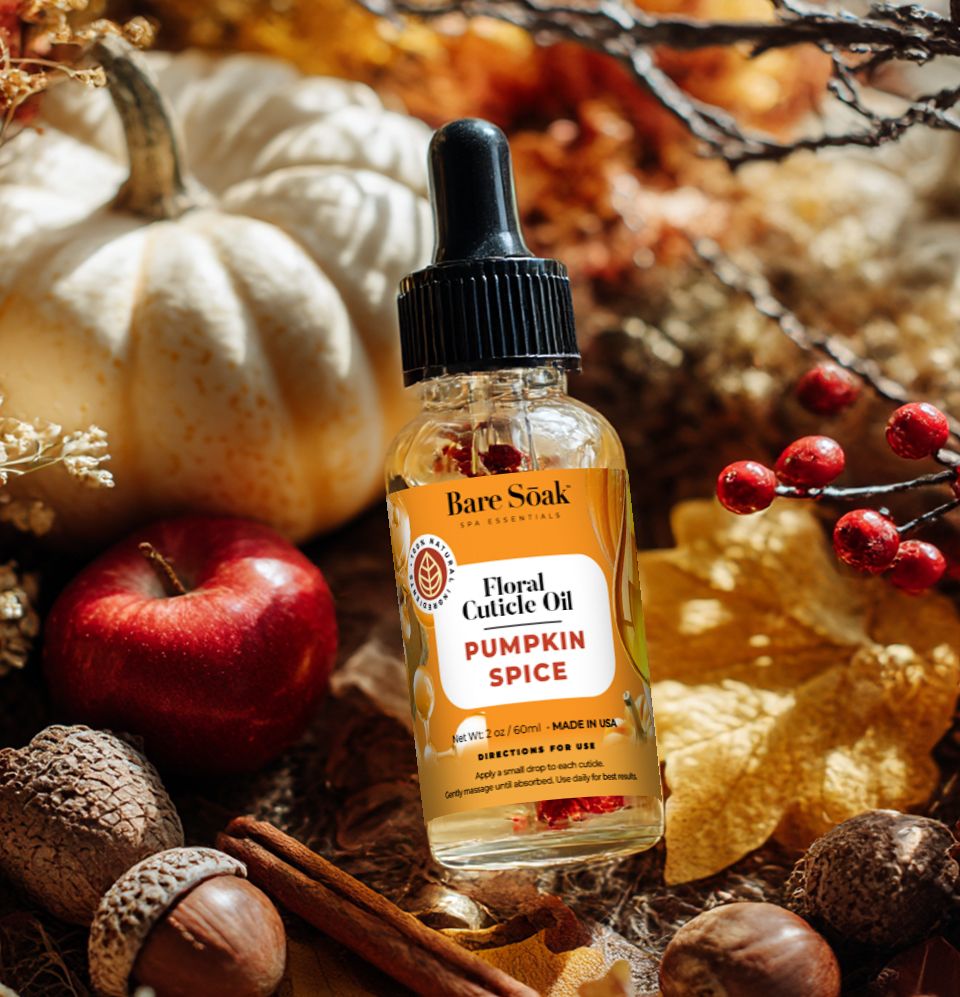 Floral Cuticle Oil 2oz - Pumpkin Spice