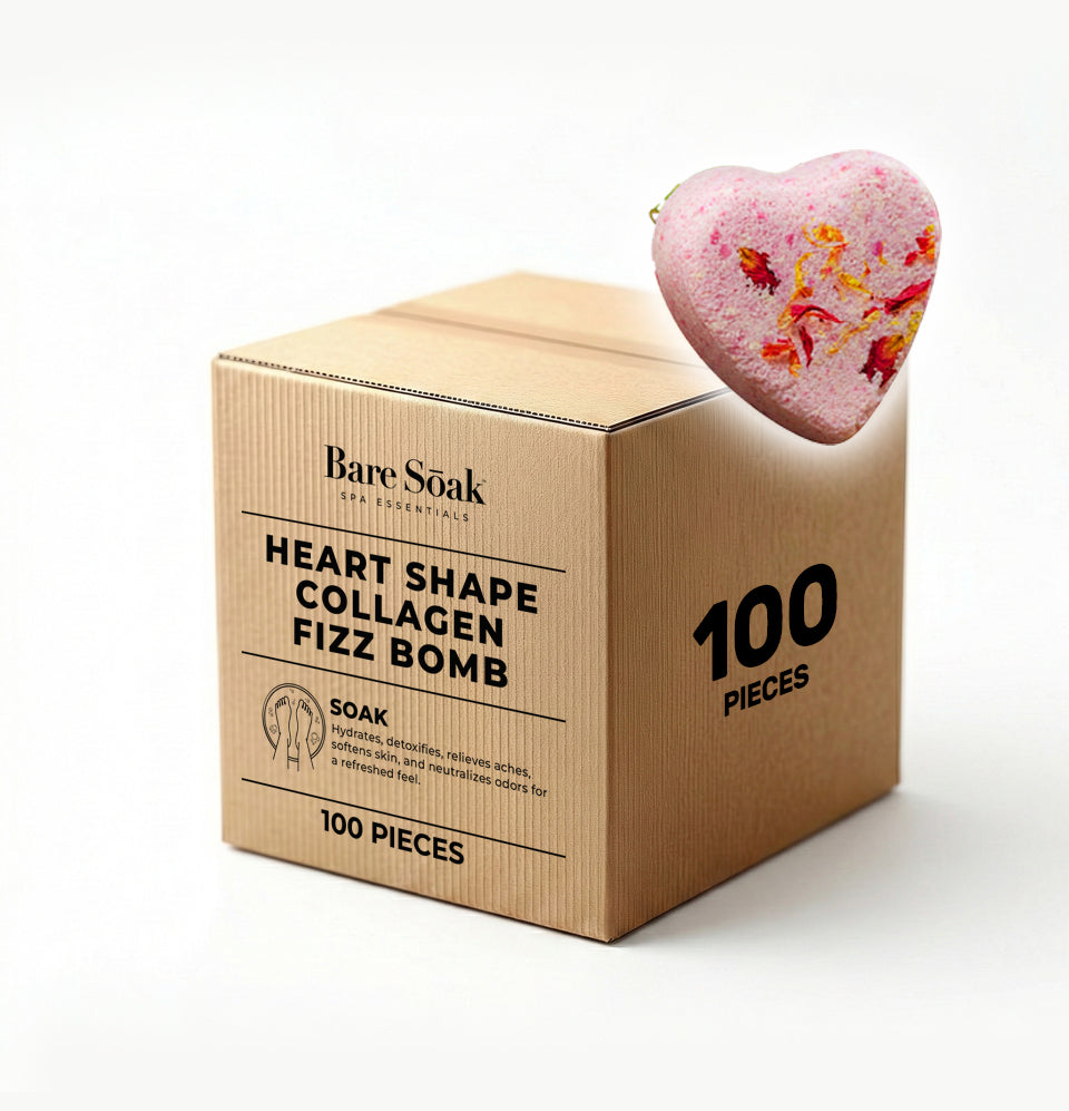 Fizz Heart Collagen Bomb 100 pc - Japanese Cherry Blossom