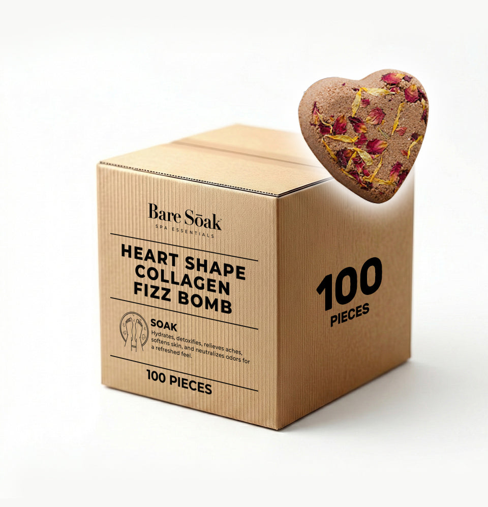 Fizz Heart Collagen Bomb 100 pc - Coffee