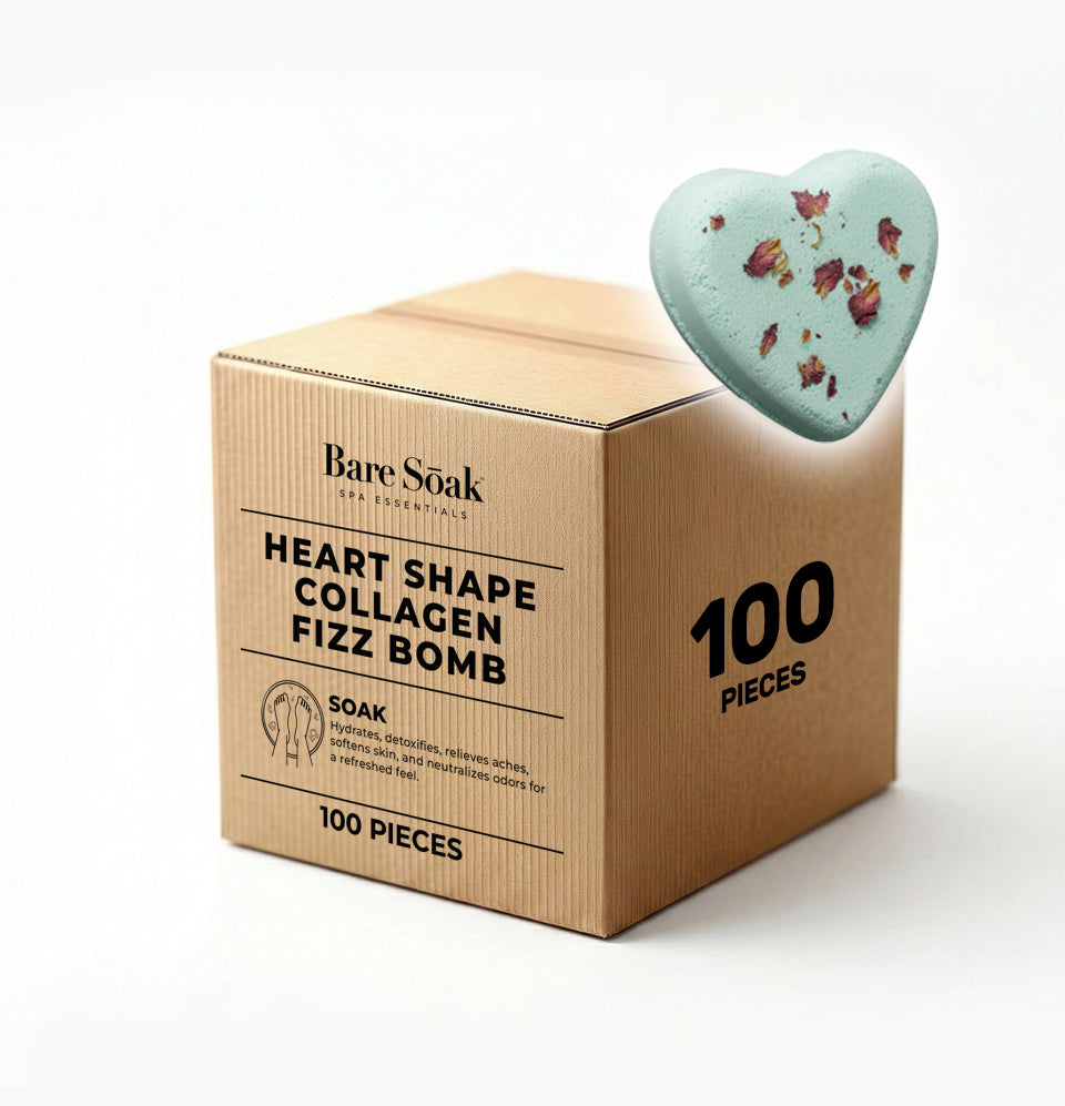 Fizz Heart Collagen Bomb 100 pc - Eucalyptus
