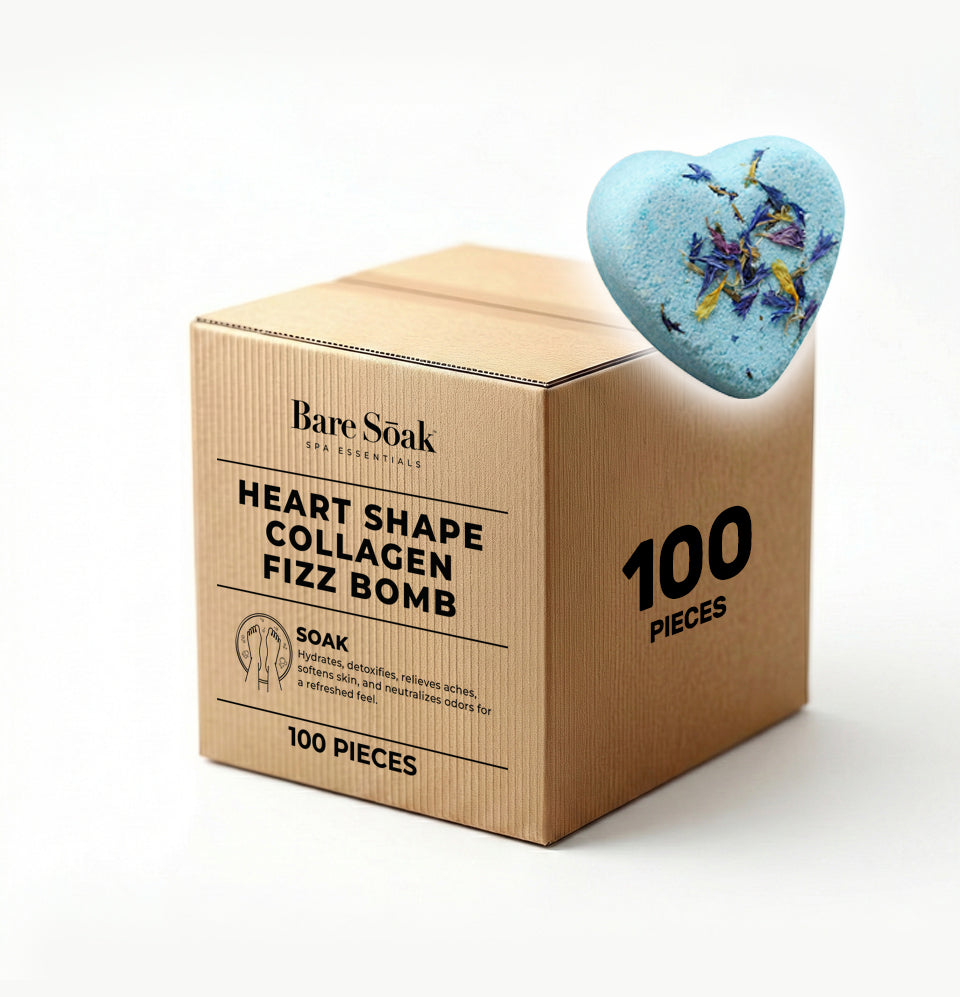 Fizz Heart Collagen Bomb 100 pc - Fresh Pearl
