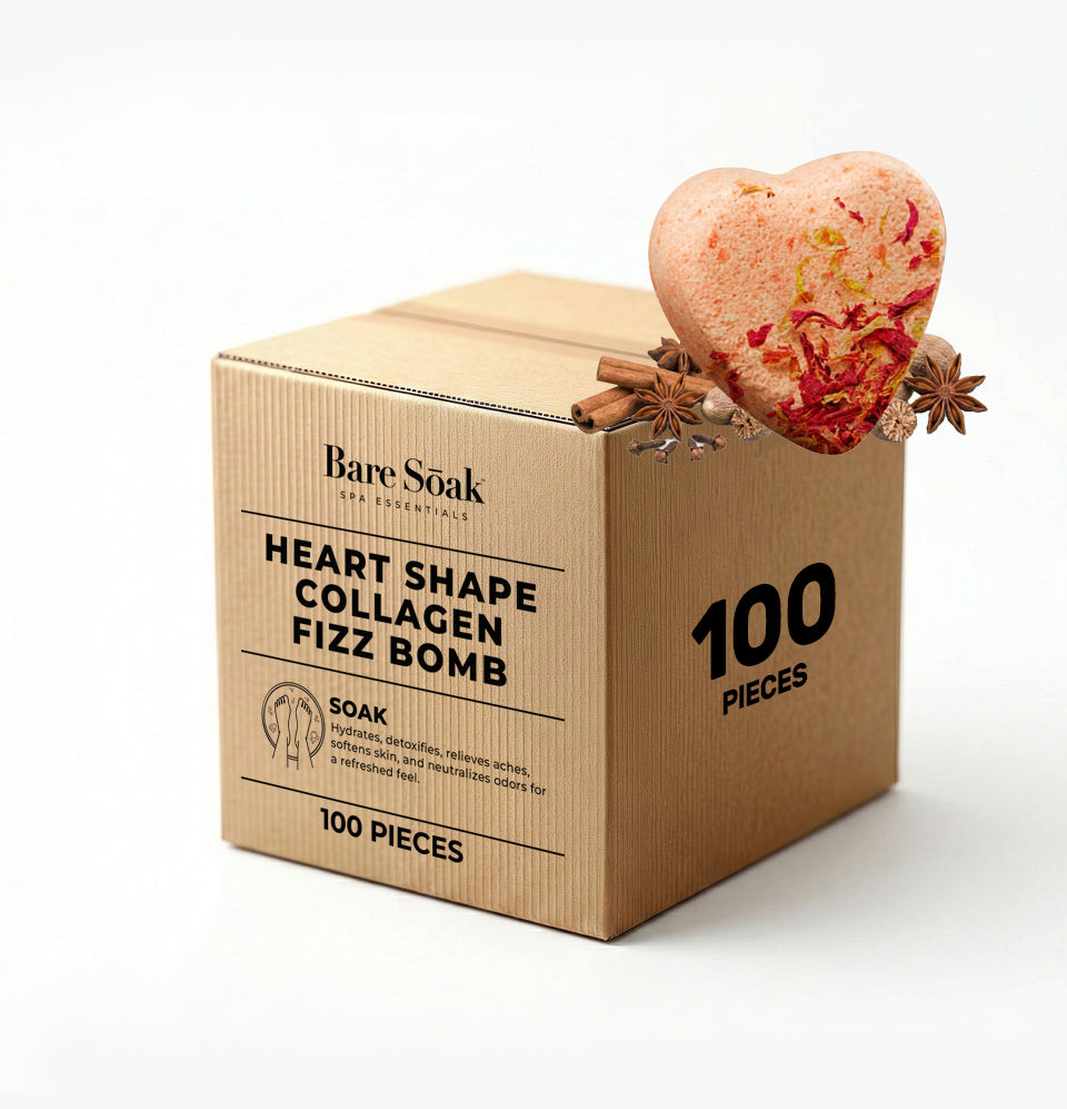 Fizz Heart Collagen Bomb 100 pc - Pumpkin Spice (Special Edition)