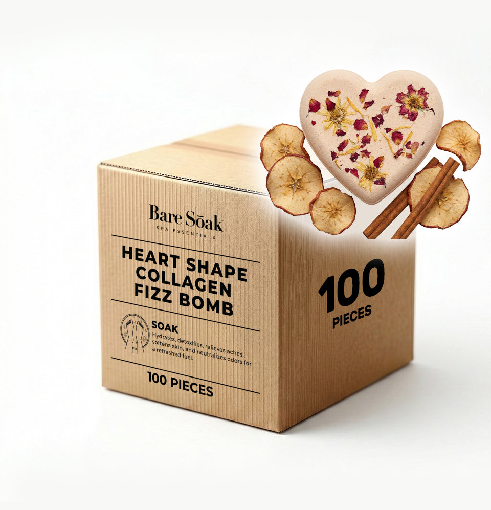 Fizz Heart Collagen Bomb 100 pc - Cinnamon Apple (Special Edition)