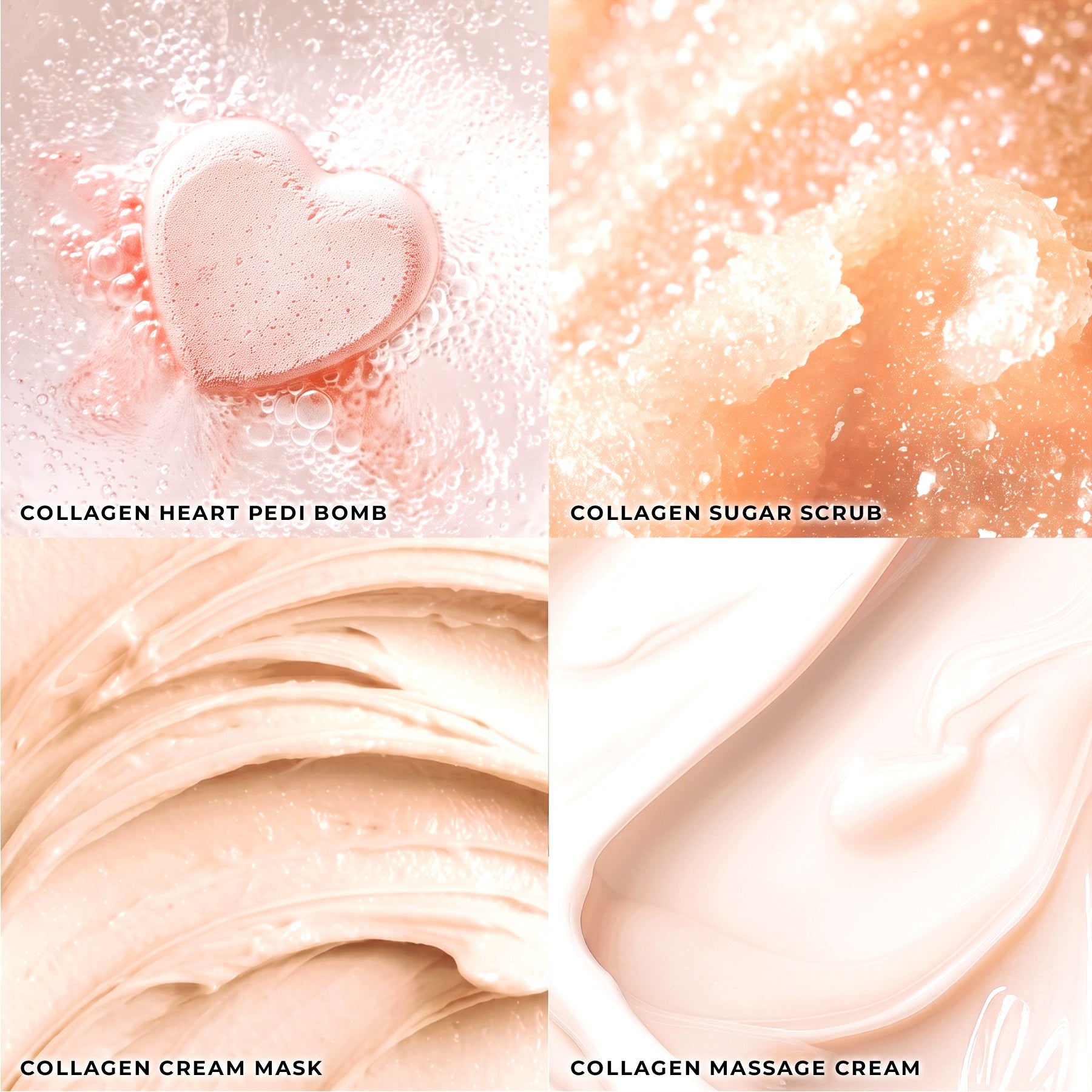 No5 - Collagen Heart Pedi Bomb • 4 Steps Kit