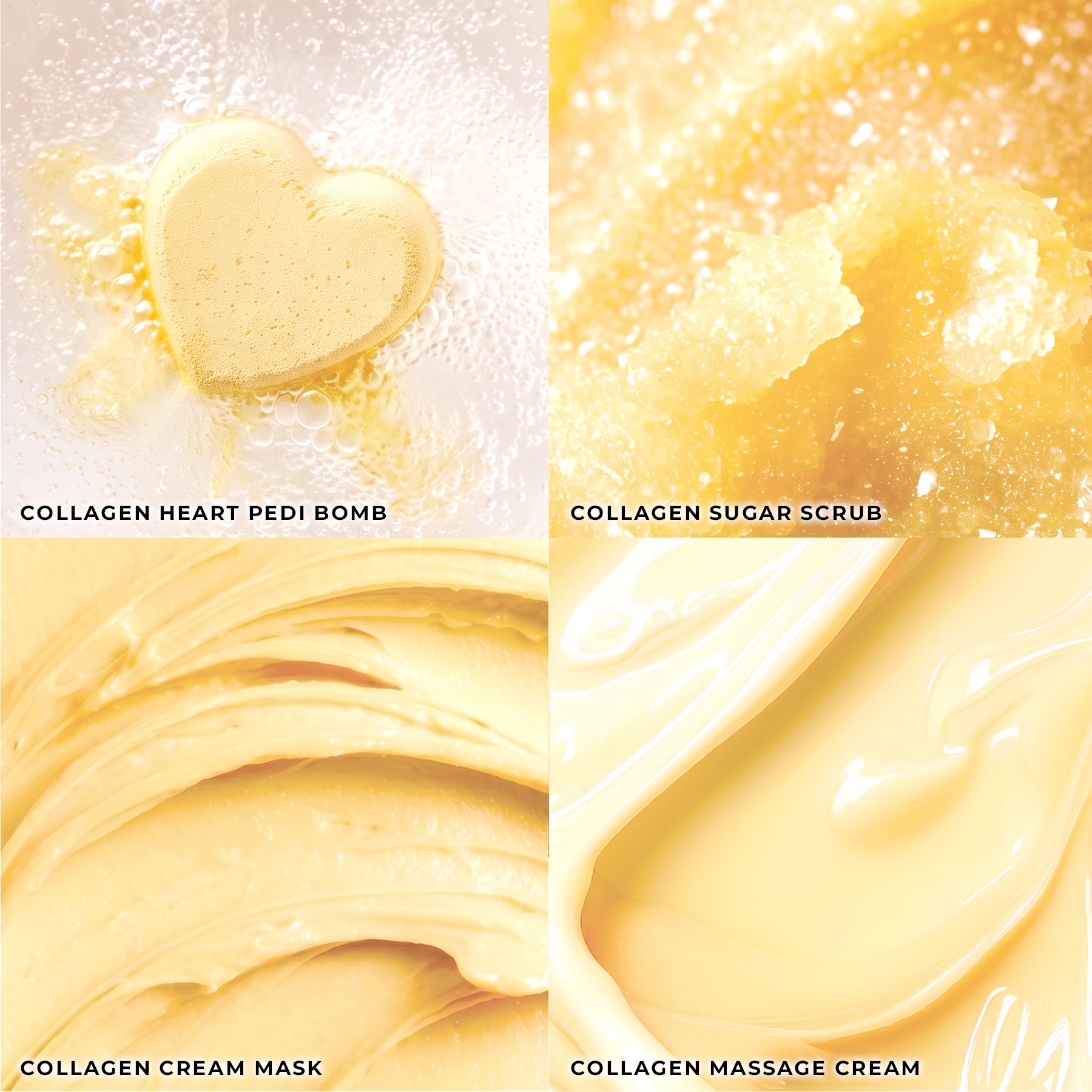 Jasmine Bloom - Collagen Heart Pedi Bomb • 4 Steps Kit