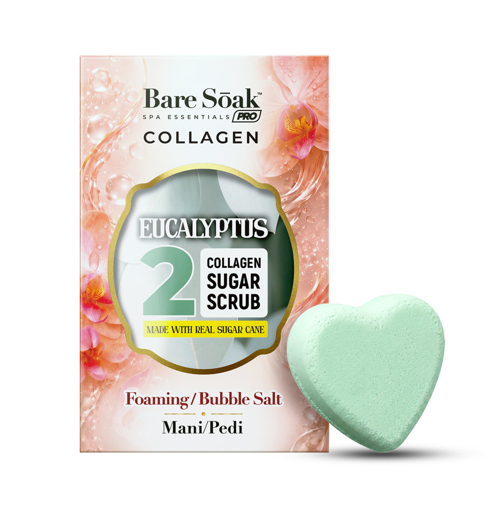Eucalyptus - Collagen Heart Pedi Bomb • 4 Steps Kit