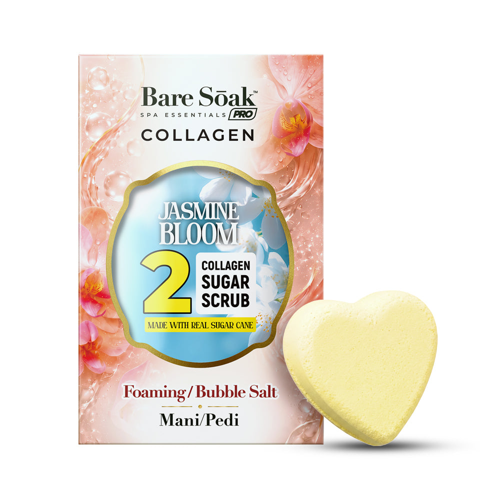 Jasmine Bloom - Collagen Heart Pedi Bomb • 4 Steps Kit
