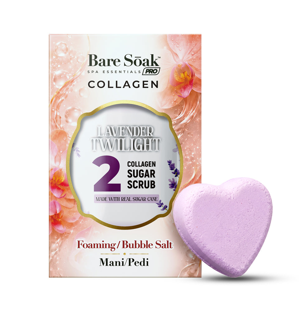 Lavender twilight - Collagen Heart Pedi Bomb • 4 Steps Kit