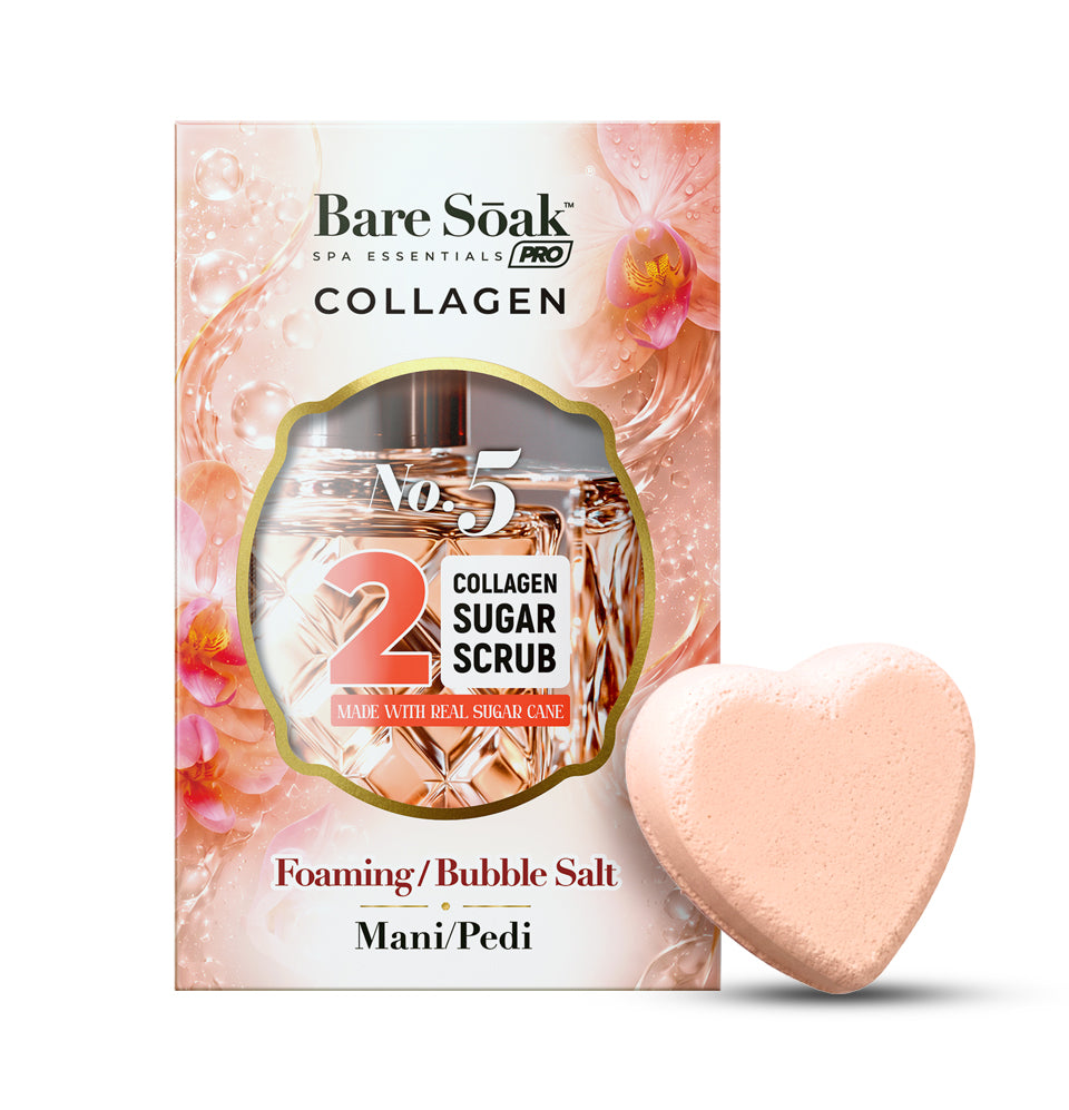 No5 - Collagen Heart Pedi Bomb • 4 Steps Kit