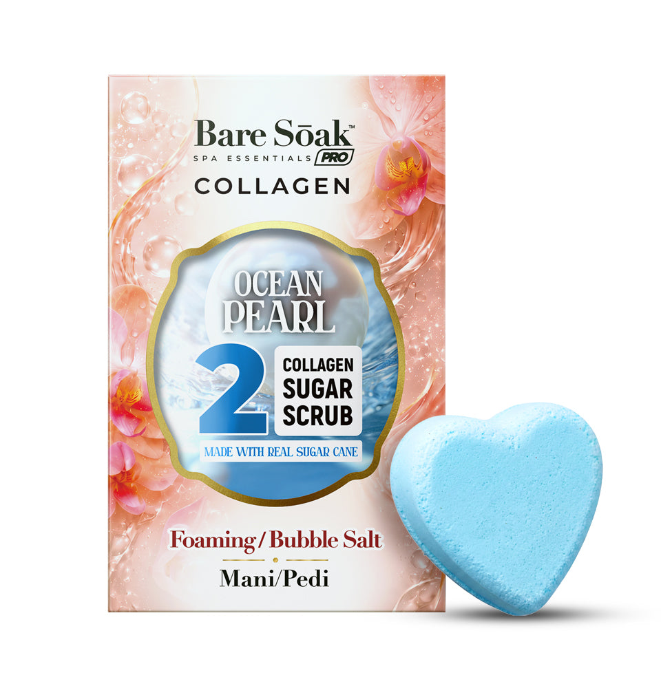 Ocean Pearl - Collagen Heart Pedi Bomb • 4 Steps Kit