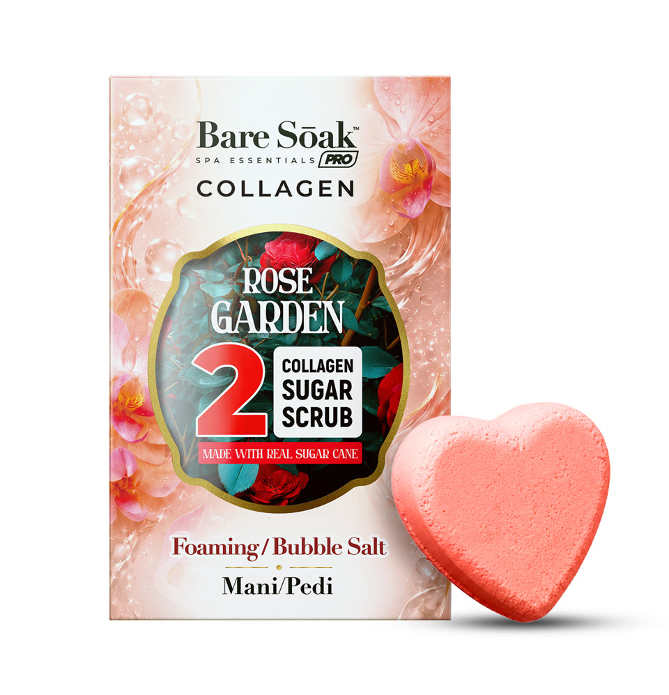 Rose Garden - Collagen Heart Pedi Bomb • 4 Steps Kit