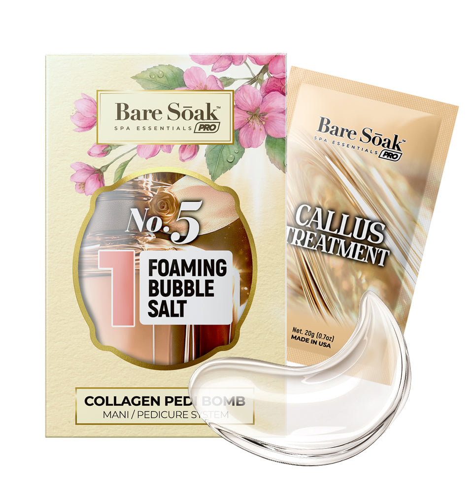 Collagen Foaming/Bubble • 5 Steps Kit With Callus Treatment - No.5
