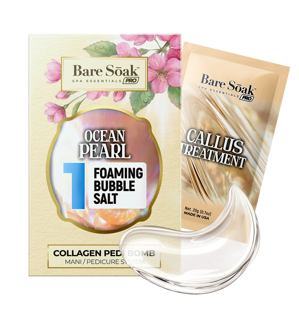 Collagen Foaming/Bubble • 5 Steps Kit With Callus Treatment - Ocean Pearl