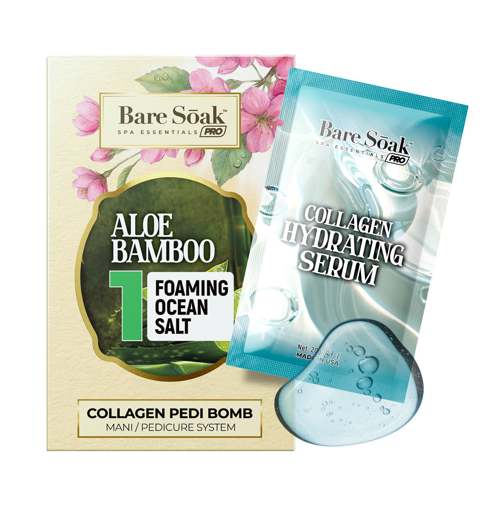 Collagen Foaming/Bubble • 5 Steps Kit With Serum - Aloe Bamboo