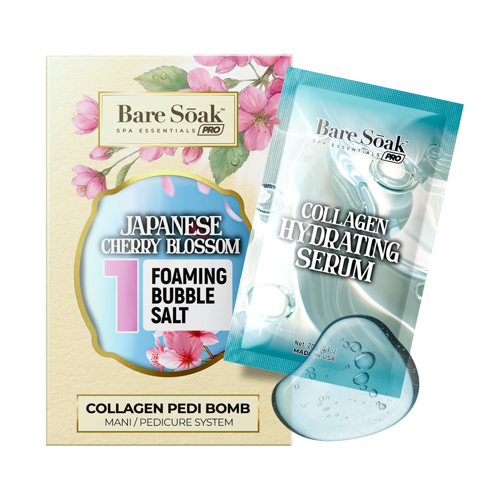 Collagen Foaming/Bubble • 5 Steps Kit With Serum - Japanese Cherry Blossom