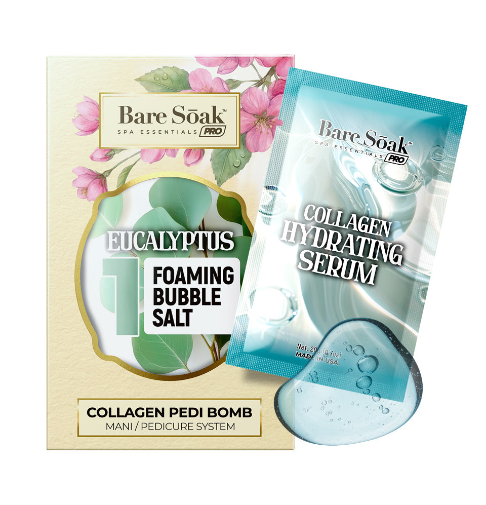 Collagen Foaming/Bubble • 5 Steps Kit With Serum - Eucalyptus
