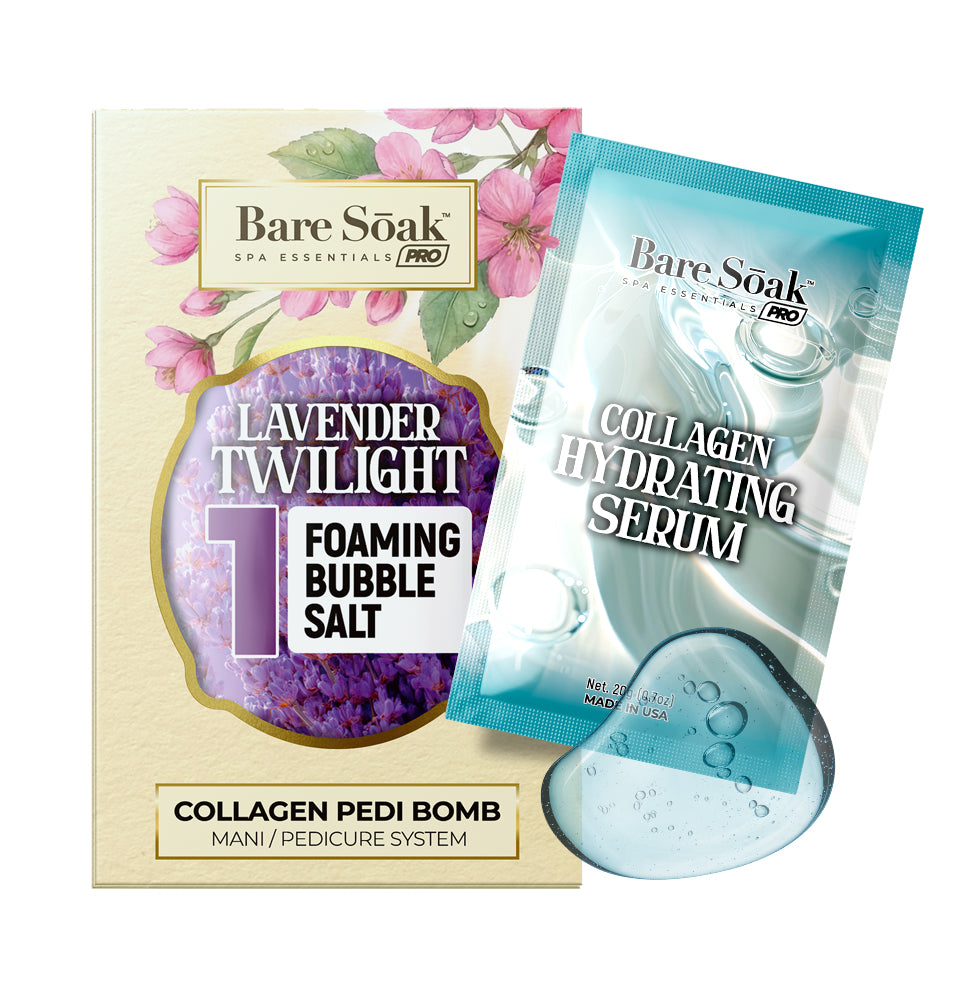Collagen Foaming/Bubble • 5 Steps Kit With Serum - Lavender Twilight