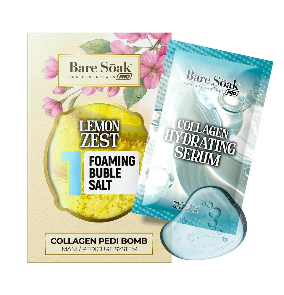 Collagen Foaming/Bubble • 5 Steps Kit With Serum - Lemon Zest
