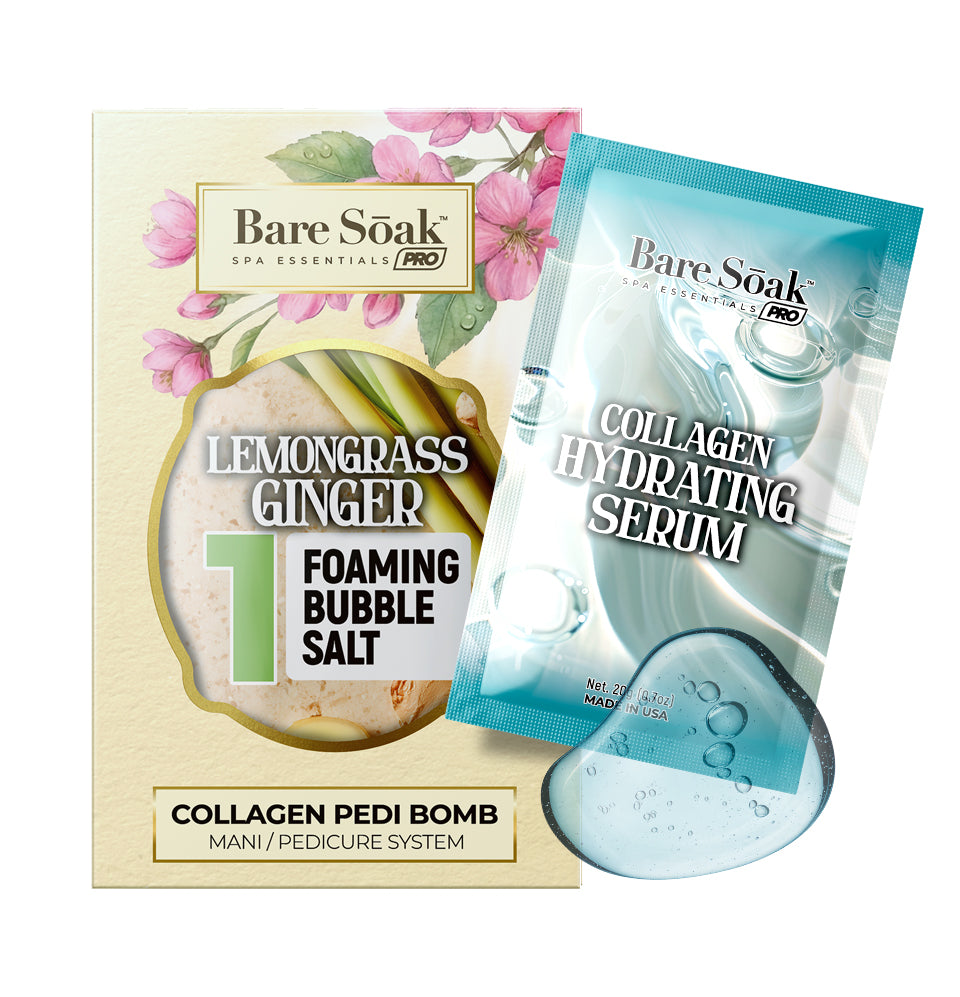 Collagen Foaming/Bubble • 5 Steps Kit With Serum - Lemongrass Ginger