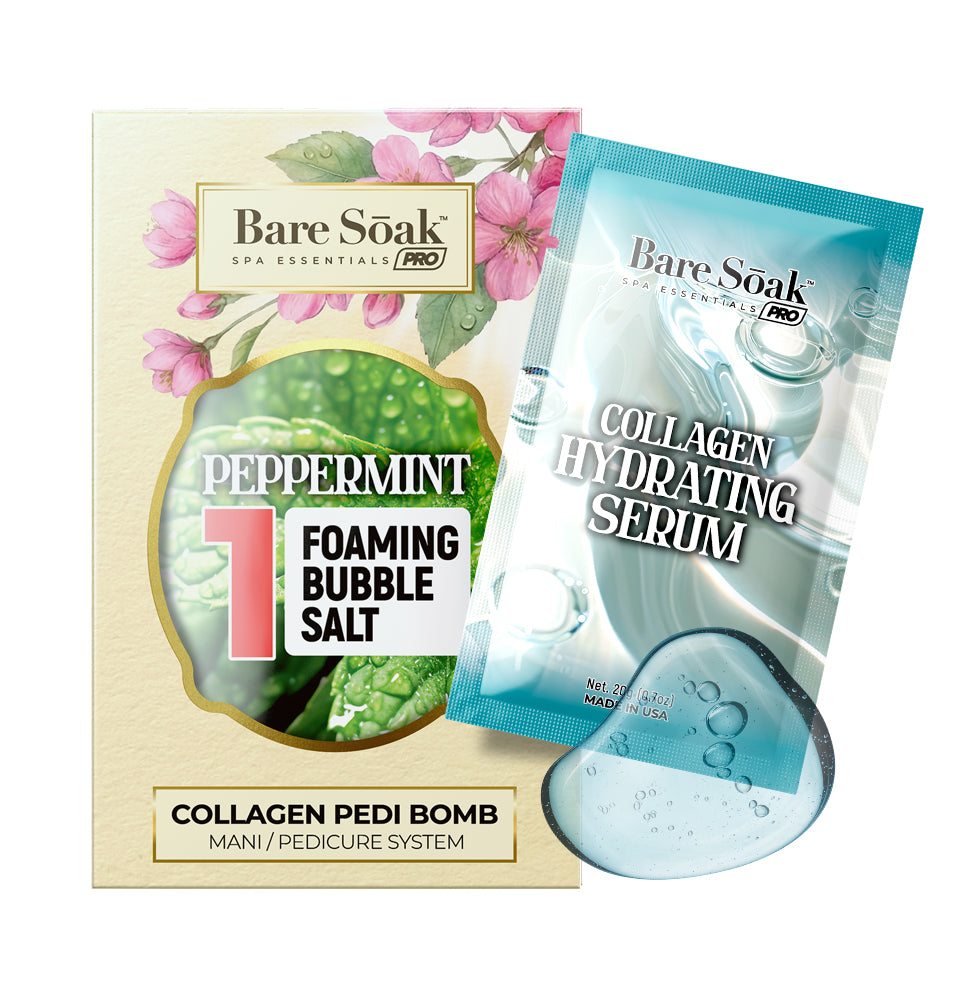 Collagen Foaming/Bubble • 5 Steps Kit With Serum - Peppermint