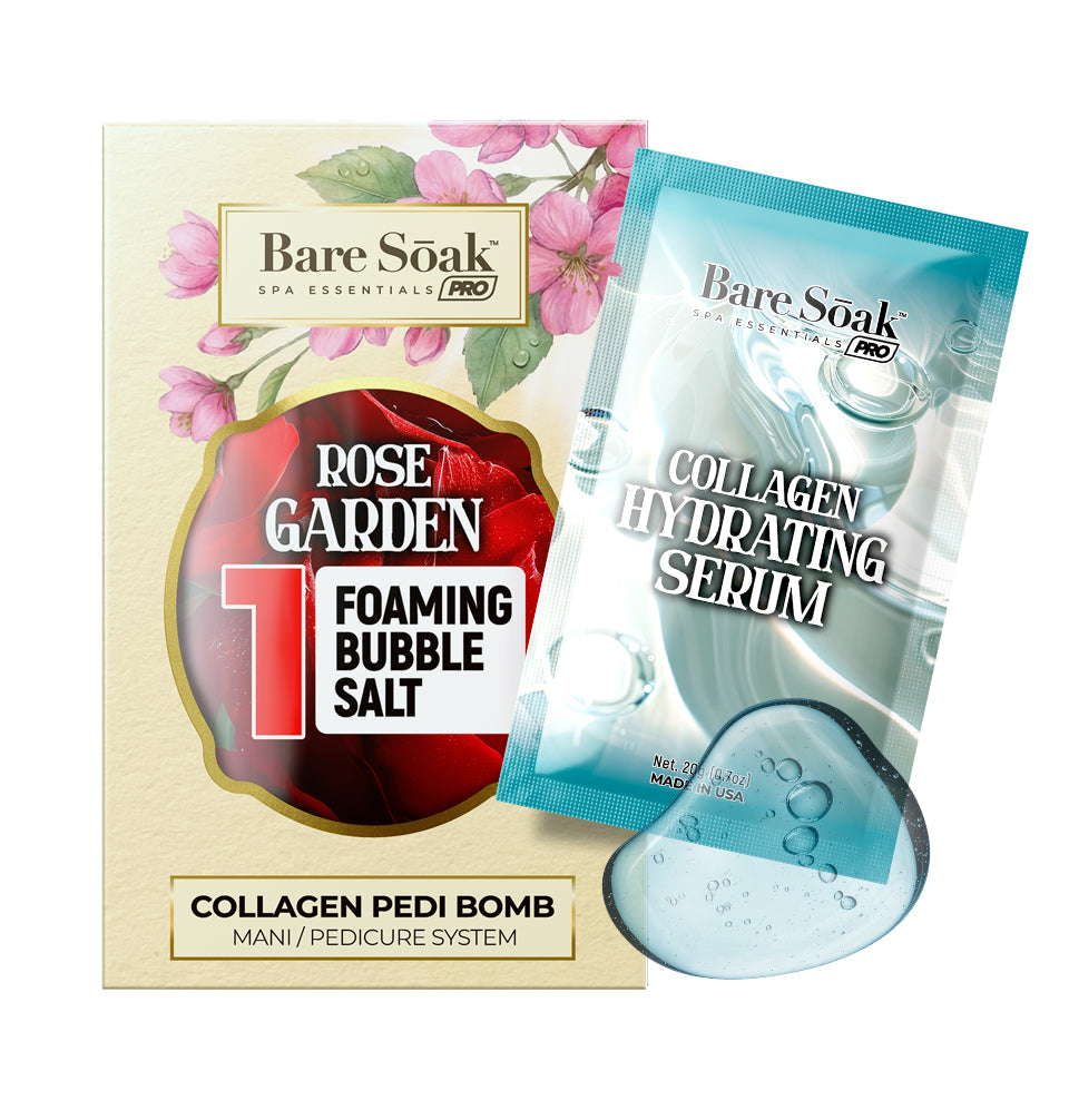 Collagen Foaming/Bubble • 5 Steps Kit With Serum - Rose Garden