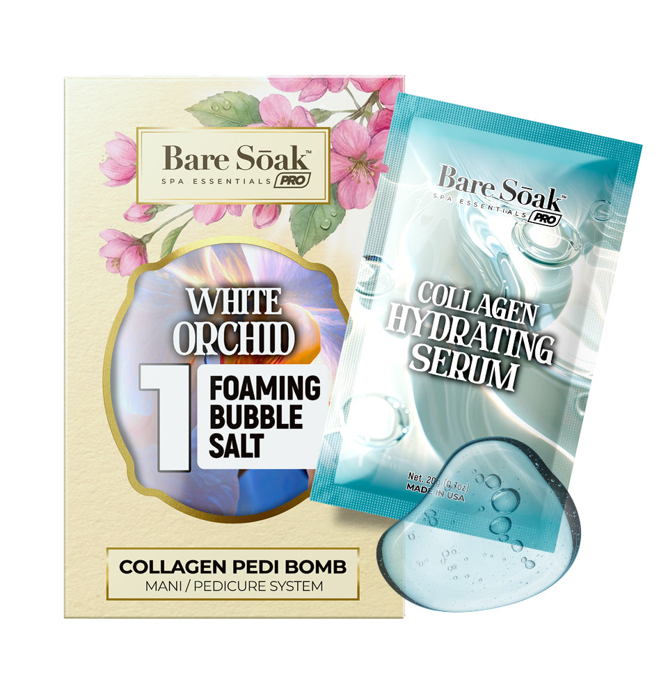Collagen Foaming/Bubble • 5 Steps Kit With Serum - White Orchid