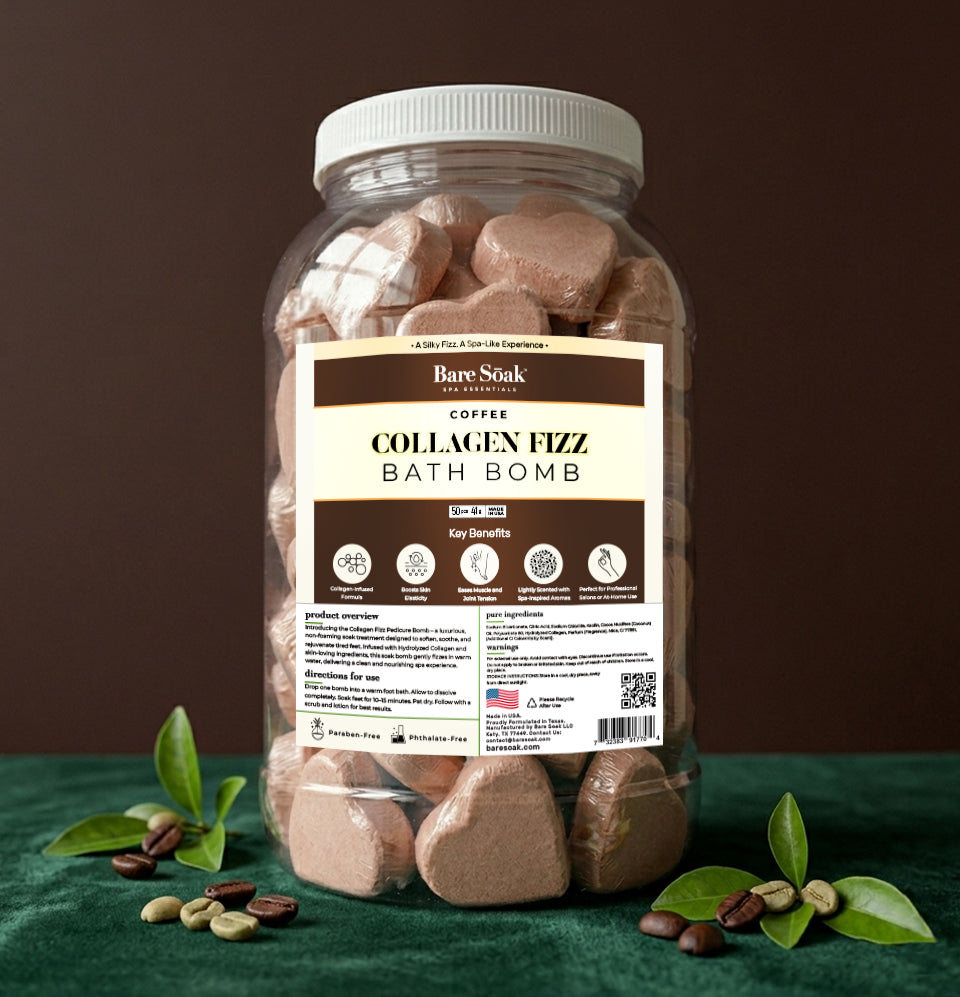 Collagen Pedi Bomb - 50pc - Coffee