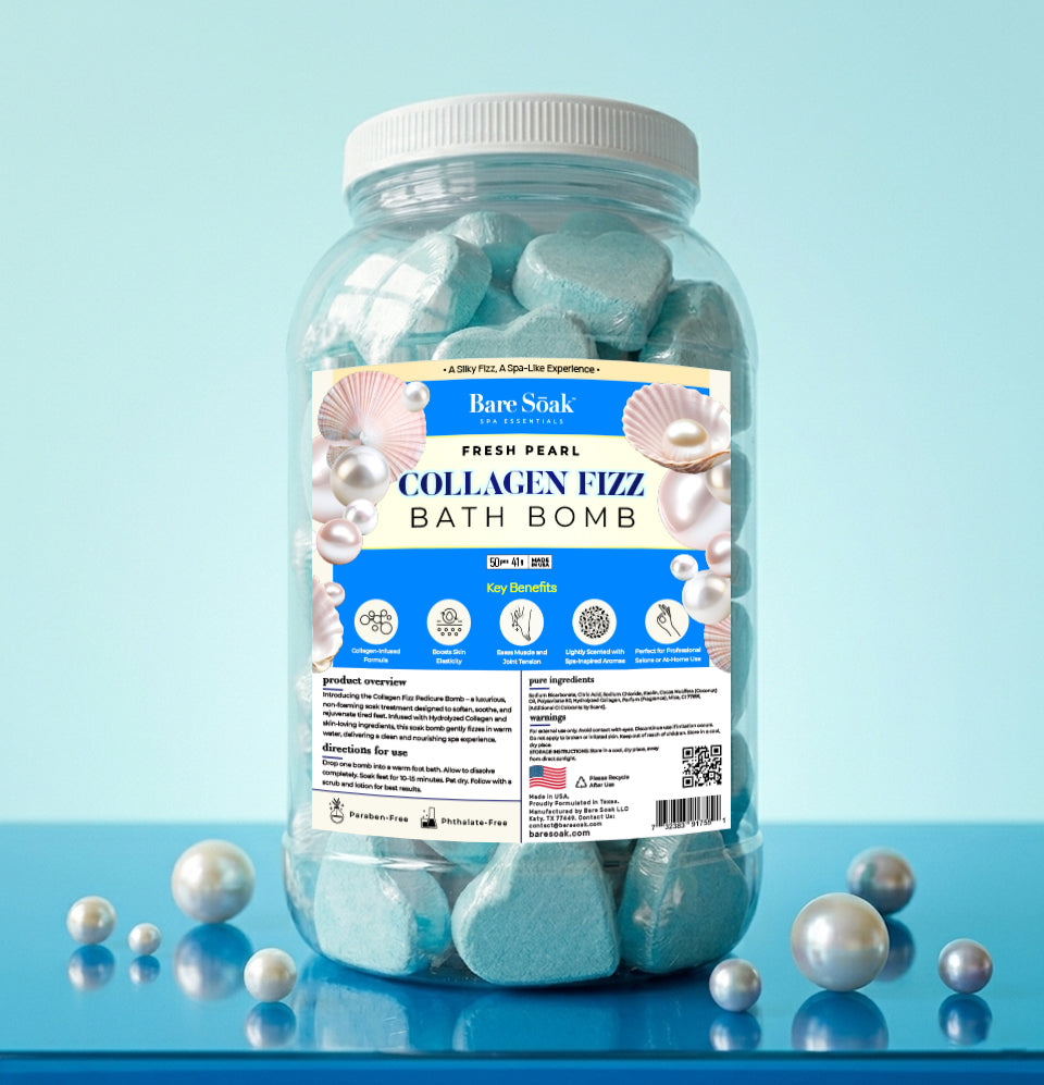 Collagen Pedi Bomb - 50pc - Fresh Pearl