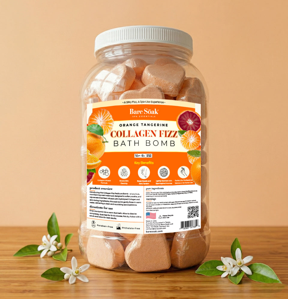 Collagen Pedi Bomb - 50pc - Orange Tangerine